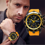 Mens Sports Watches Relogio Masculino Hot Sale Men Silicone Strap Quartz Watch Reloj S Shockproof Electronic Wristwatch 2019