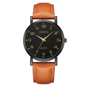 Quartz Watch Women Fashion Sport Watches Stainless Steel Case Leather Band Quartz Analog Wrist Watch Montres Femmes 2019 Luxe