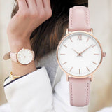 New Fashion Simple Women Watches Casual Ladies Leather Quartz Watch Watch Woman Clocks Vrouwen Zegarek Damski watch-watch