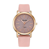 1PC Fashion Women Watches Ladies Watch Simple Leather Analog Quartz Wrist Quartz Clock for Womens Montre Femme