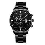 2019 Hot Sell CUENA Men Watch Luxury Men's Stainless Steel Sport Quartz Watches Analog Date Hours Wrist Watch relogio masculino