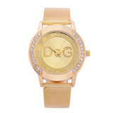 DQG Luxury Brand Women Watches Relogio Feminino Ladies Scrub Belt Watch Surface Star Moon Korean Fashion Casual Women's Watch