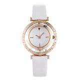 Luxury Women Watch Rose Gold Mesh Magnetic Buckle Personality Creative Wrist Watch Rotating Dial Ladies Business Casual Clock