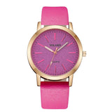 Dress Womens Watch Leather Bracelet Loose powder Fashion Multicolor Casual Business Ladies Quartz WristWatch Relogio Feminino