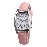 High End Fashion Quartz WristWatch Luxury Brand Leather Strap Women Watches Square Case Dial Ladies Digital Watch Kol Saati Fi