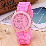 Luxury Brand Silicone quartz watch women men ladies fashion bracelt wrist watch wristwatch relogio feminino masculino Clock