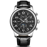 CARNIVAL Blue Hand Multifunction Automatic Mechanical Men Watch TopBrand Luxury Business watch StainlessSteel Case Sport relogio