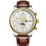 CARNIVAL Blue Hand Multifunction Automatic Mechanical Men Watch TopBrand Luxury Business watch StainlessSteel Case Sport relogio