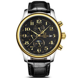CARNIVAL Blue Hand Multifunction Automatic Mechanical Men Watch TopBrand Luxury Business watch StainlessSteel Case Sport relogio