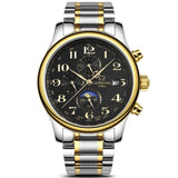 CARNIVAL Blue Hand Multifunction Automatic Mechanical Men Watch TopBrand Luxury Business watch StainlessSteel Case Sport relogio