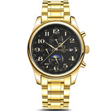 CARNIVAL Blue Hand Multifunction Automatic Mechanical Men Watch TopBrand Luxury Business watch StainlessSteel Case Sport relogio